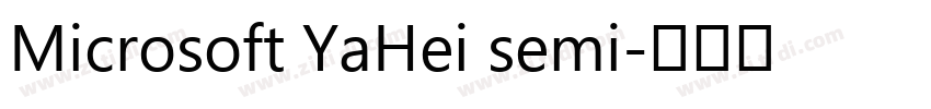 Microsoft YaHei semi字体转换